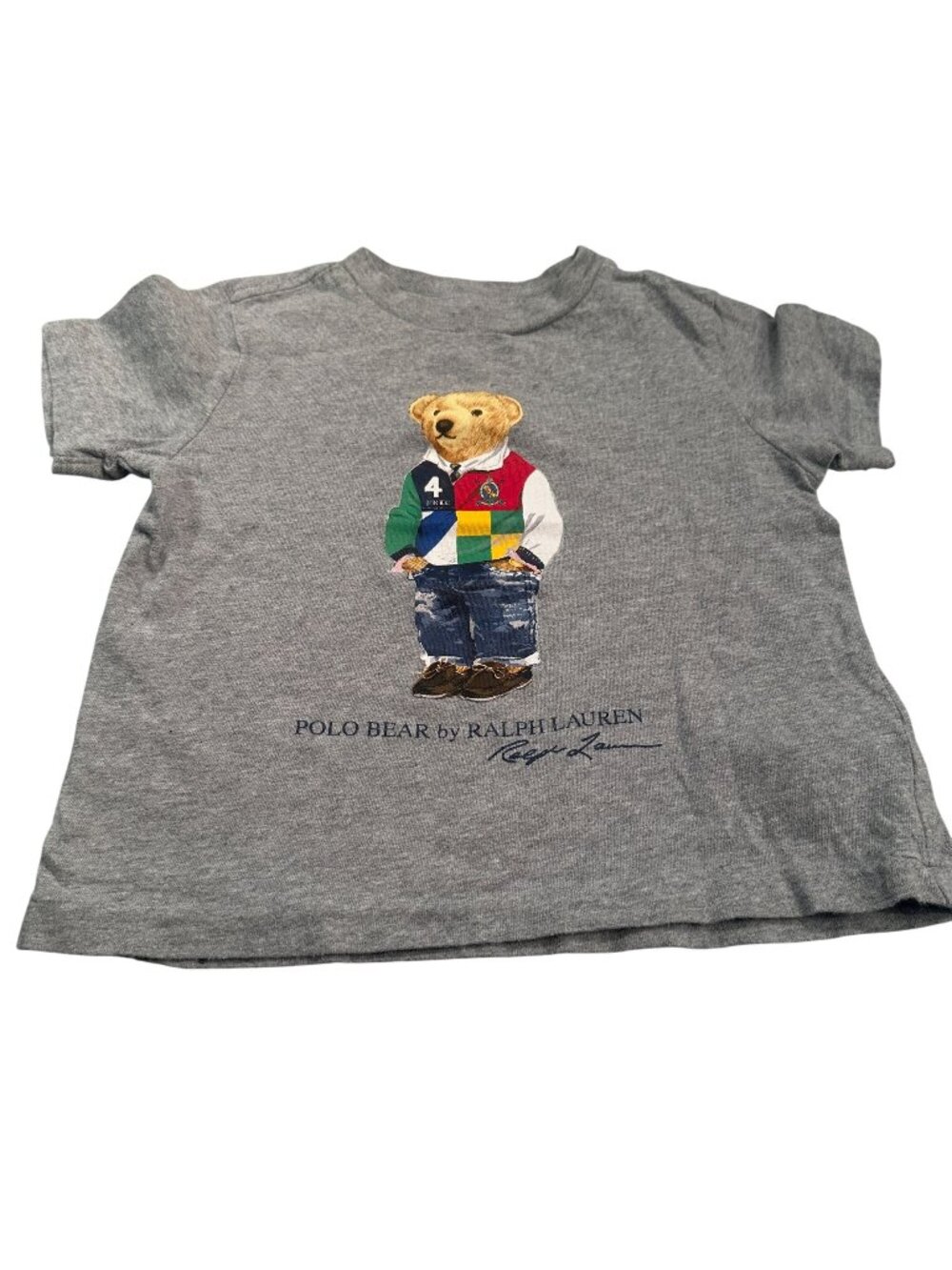 Polo Bear Ralph Lauren Tee Shirt Childrens Cotton Short Sleeve Shirt